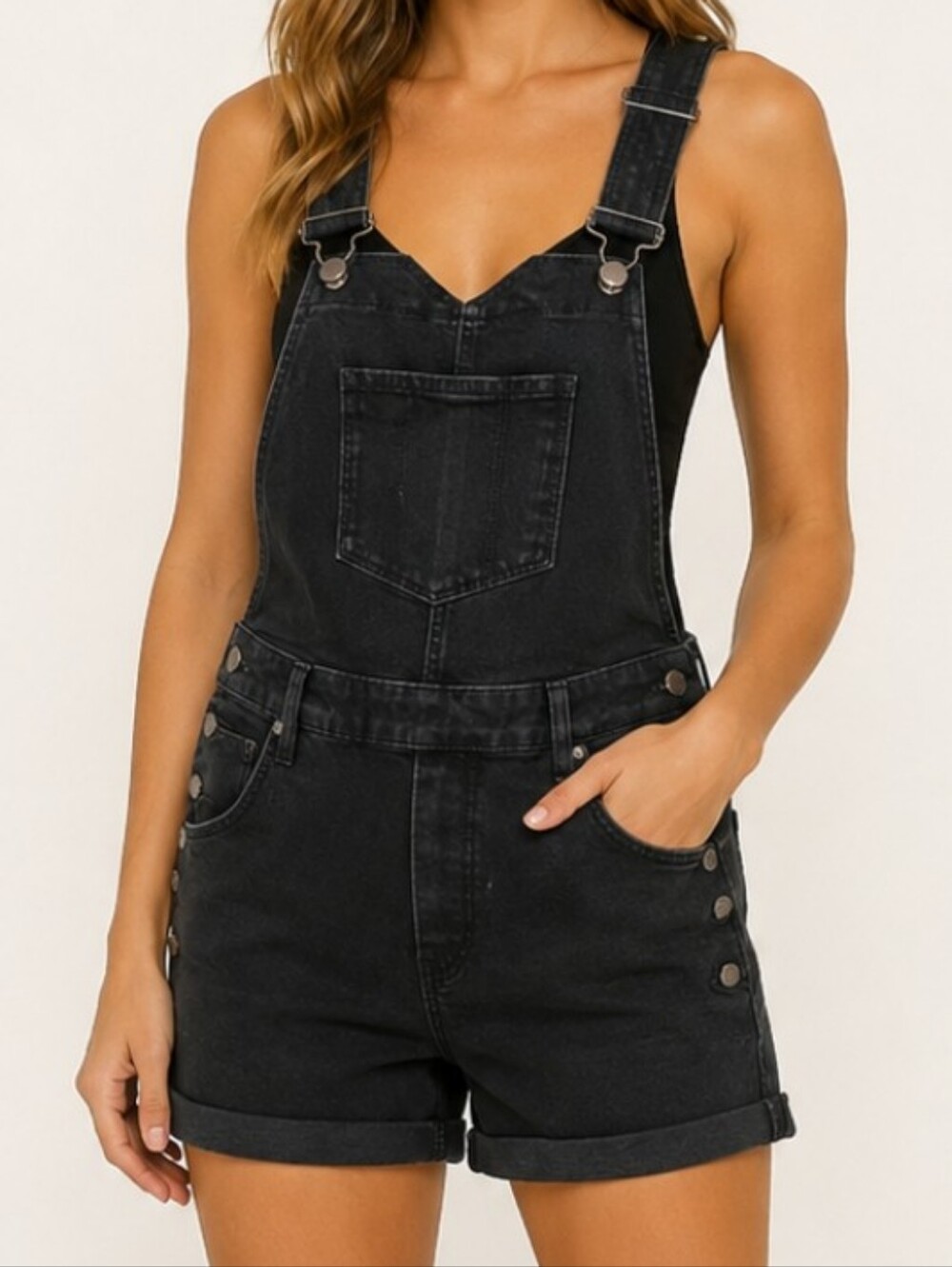 Superdry Denim Shortalls / Dungarees